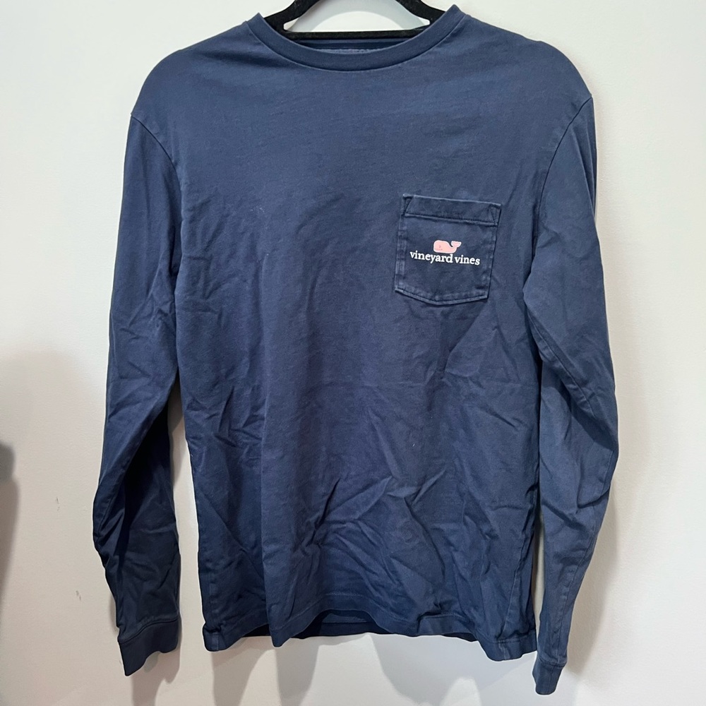 Vineyard Vines Long Sleeve Tee with Pocket